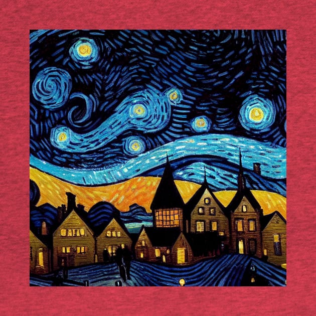 Starry Night Over Hogsmeade by Grassroots Green